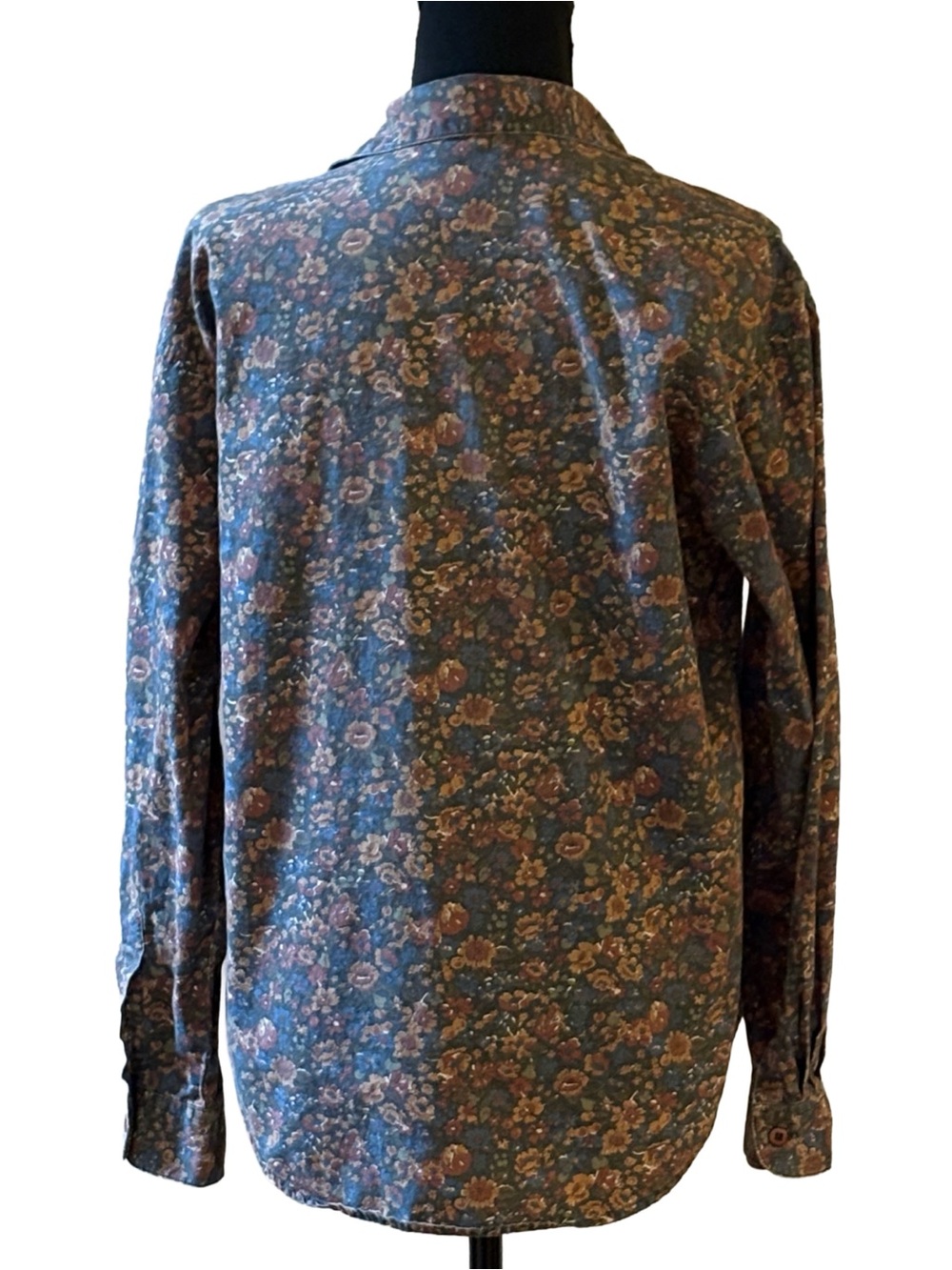 Woolrich Floral Button Up Shirt Small Cottagecore Cotton - Picture 3 of 5